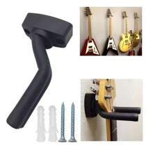 Suporte de Parede Ajustável para Pendurar Instrumentos Musicais Violão Guitarra Ukulele Regulável - Preto - Visão 6