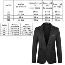 Saco Blazer Hombre Casual Moda Caballero Slim Fit Negro - Negro - Ver 2