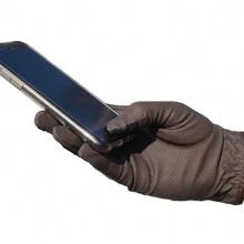 Dublin Touch Screen Everyday Riding Gloves (Brown) - Brown - View 2