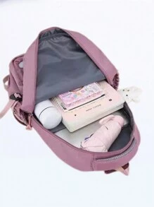 Women Fashion Backpacks - 寶藍色 - 查看 2