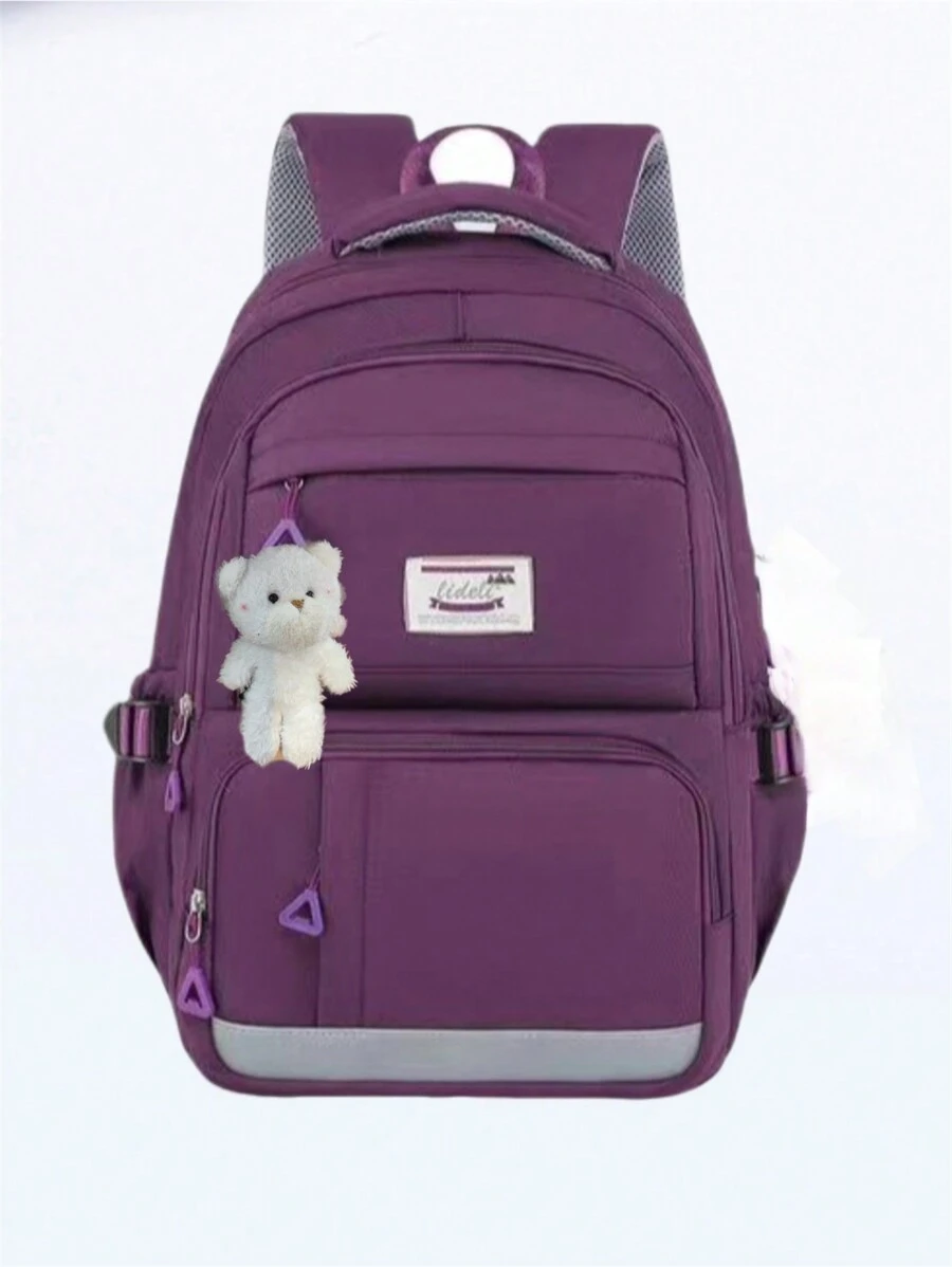 Women Fashion Backpacks - Purple - View 1