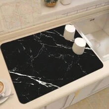 1個石頭碗水槽架，吸水、耐熱的珪藻土水槽托盤，適用於碗、瓶、杯和寵物碗 - 彩色 - 查看 16