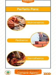 Esquadro Combinado ajustável Inox Nível em Bolha e Régua de 30cm 12 Polegadas Riscador Profissional Carpinteiro Pedreiro - Preto - Visão 7