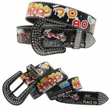 Thắt lưng in họa tiết Punk đính đá giả kim cương giả cổ điển 70 80 thắt lưng nam phong cách phương Tây S Y2K thắt lưng mùa hè, trường học thường ngày, kinh doanh, bạn trai chồng cha bố quà tặng cho nam giới, trang phục hàng ngày, thời trang, thanh thiếu niên, ngoài trời, kỳ nghỉ, thể thao, du lịch, đường phố, boho, cổ điển mùa thu, mùa thu, phụ kiện Halloween thu đông, thích hợp cho thanh thiếu niên, thanh niên, nam giới, thường ngày, ngoài trời, thể thao, kỳ nghỉ, quà tặng tốt nghiệp, sinh nhật, trang phục hàng ngày - Nhiều màu - Xem 14