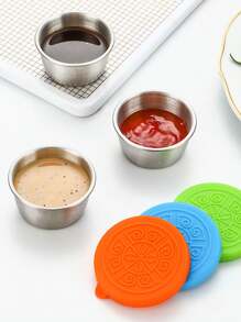 1 pieza Lonchera portátil con gráfico de letras, útiles escolares, de vuelta a la escuela - Beis - Ver 10