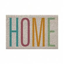 Tapete Entrada Capacho Vinílico Home Color Antiderrapante 60x40cm Uzoo - Estampado - Visão 1
