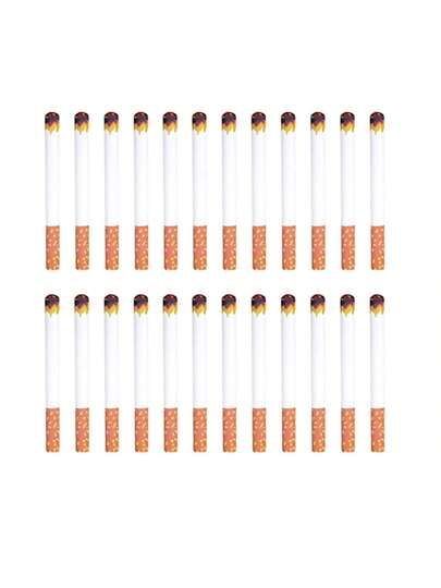 cheap fake cigarettes 6ct white middle ArtCreativity Fake Cigarettes - 3.25