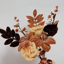 500支超高密度棕色系列管刷棒 淺深咖啡色雪尼爾扭扭棒 5色 耐用多彩 包含淺棕色至深棕色 畢業禮物 手作管刷棒 DIY聖誕手工管刷棒 - 棕色 - 查看 7