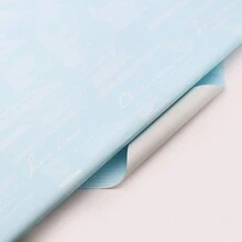 20 piezas 'Fuentes en inglés' Papel de envolver flores, papel para ramo de flores impermeable para floristería, manualidades DIY, varios colores, doble faz, papel para envolver flores, papel impermeable para ramo de flores de floristería, papel de envolver regalos, manualidades DIY - Multicolor - Ver 12