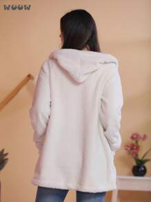 Women Coats - 白色 - 查看 5