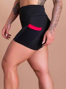 Women Outdoor Shorts - Hồng - Xem 2