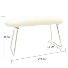 CUSHION PILLOW HAND REST ARMREST FOR MANICURE SUPPORT SUPPORT - White - View 2