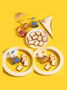 4 Bộ Tẩy Thực Phẩm Hình Bánh Mì Nướng Dễ Thương, Văn Phòng Phẩm Trường Học, Đồ Dùng Học Tập Vui Nhộn Để Giải Thưởng - nhiều màu - Xem 6