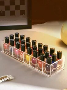 1pc Storage Box, Makeup Multi-Layer Organizer, Cosmetic Tool Display Stand, Transparent Minimalist Dressing Table Skincare Organizer, Beauty Products Classification Storage Shelf,For Holiday Beach, Bathroom Collection, Bedroom Collection, Large Capacity