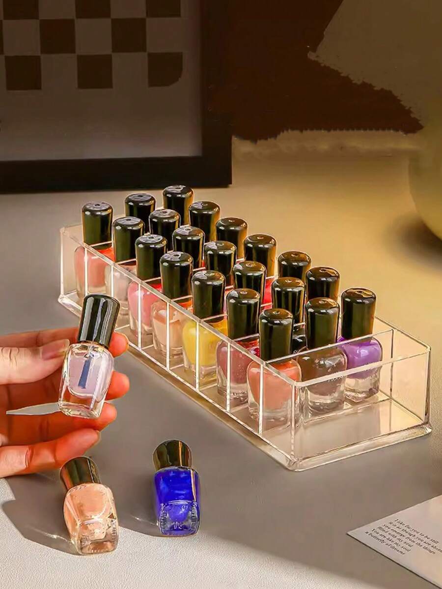 1pc Storage Box, Makeup Multi-Layer Organizer, Cosmetic Tool Display Stand, Transparent Minimalist Dressing Table Skincare Organizer, Beauty Products Classification Storage Shelf,For Holiday Beach, Bathroom Collection, Bedroom Collection, Large Capacity