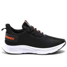 Men Sneakers - Black Orange - View 6