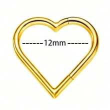 16G Piercing Oorbellen Juwelen Hart Tragus Voor vrouwen En Meisjes