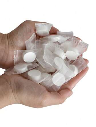 一次性压缩毛巾独立包装透明包装洗面奶便携旅行压缩洗面奶