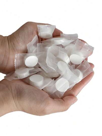 一次性压缩毛巾独立包装透明包装洗面奶便携旅行压缩洗面奶