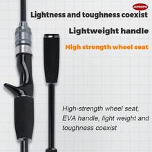 Caña de pescar telescópica de fibra de carbono duradera para pescar en agua dulce y salada, caña de pesca para lanzar cebos, caña de pescar con carrete giratorio, caña de pescar para señuelos, caña de pescar para bass, diseño compacto y portátil para pesca en agua salada, mango de Eva y asiento de carrete de Abs, caña de pescar para trucha y bass, caña de pescar de viaje con mango de Eva para carpas y bass, caña de pescar de agua dulce, caña de pescar para señuelos, las mejores cañas de pescar para pesca con señuelos - Negro - Ver 6