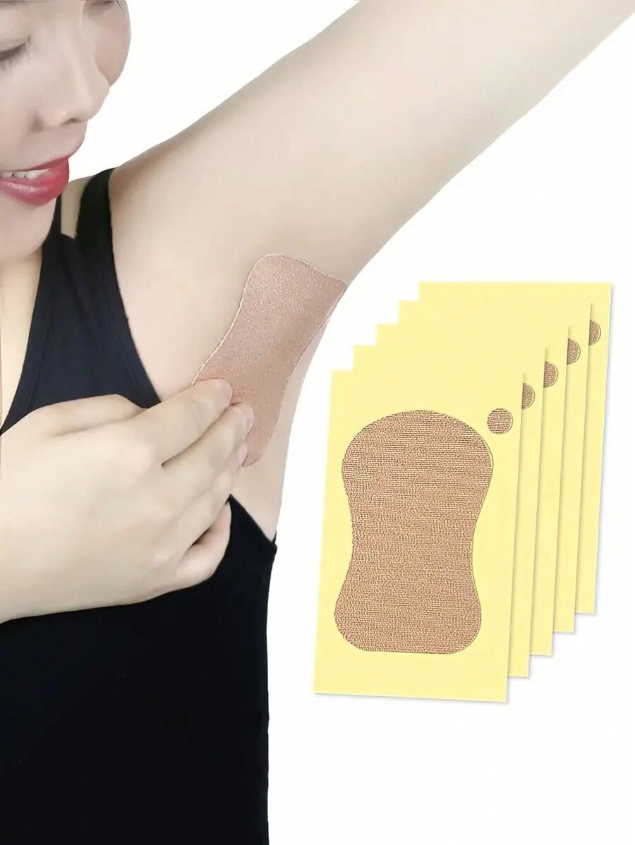 10pcs Armpit & Foot Sweat Absorbing Stickers, Invisible AntiSweat