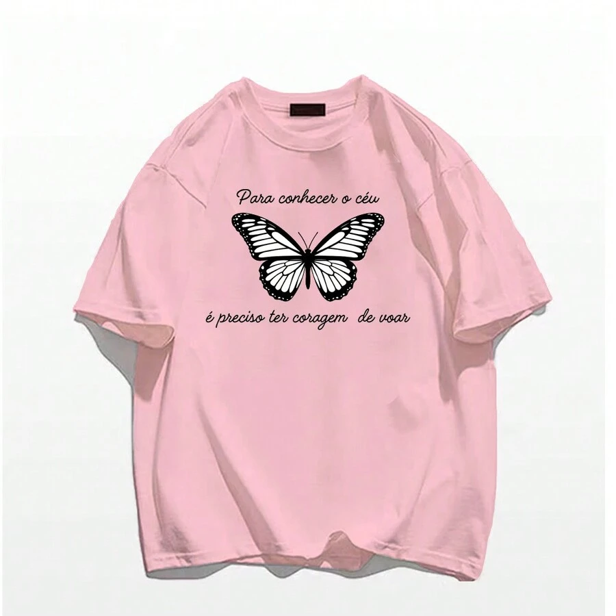 Women T-Shirts - Màu Hồng baby - Xem 1