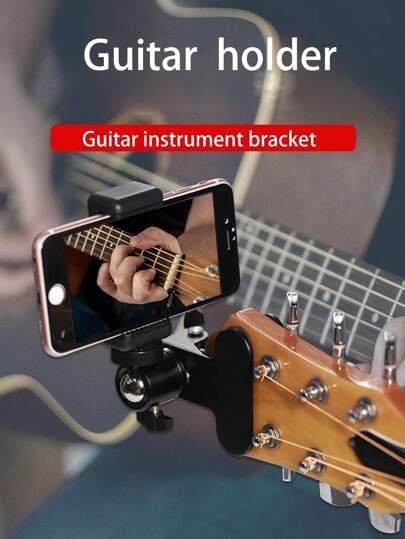 1 pieza Soporte para teléfono móvil en forma de guitarra eléctrica, soporte para teléfono móvil tipo Kalimba, soporte para piano y guitarra, accesorios de guitarra, púas de guitarra personalizadas, guitarras eléctricas, pianos, guitarras, pianos, accesorios de guitarra