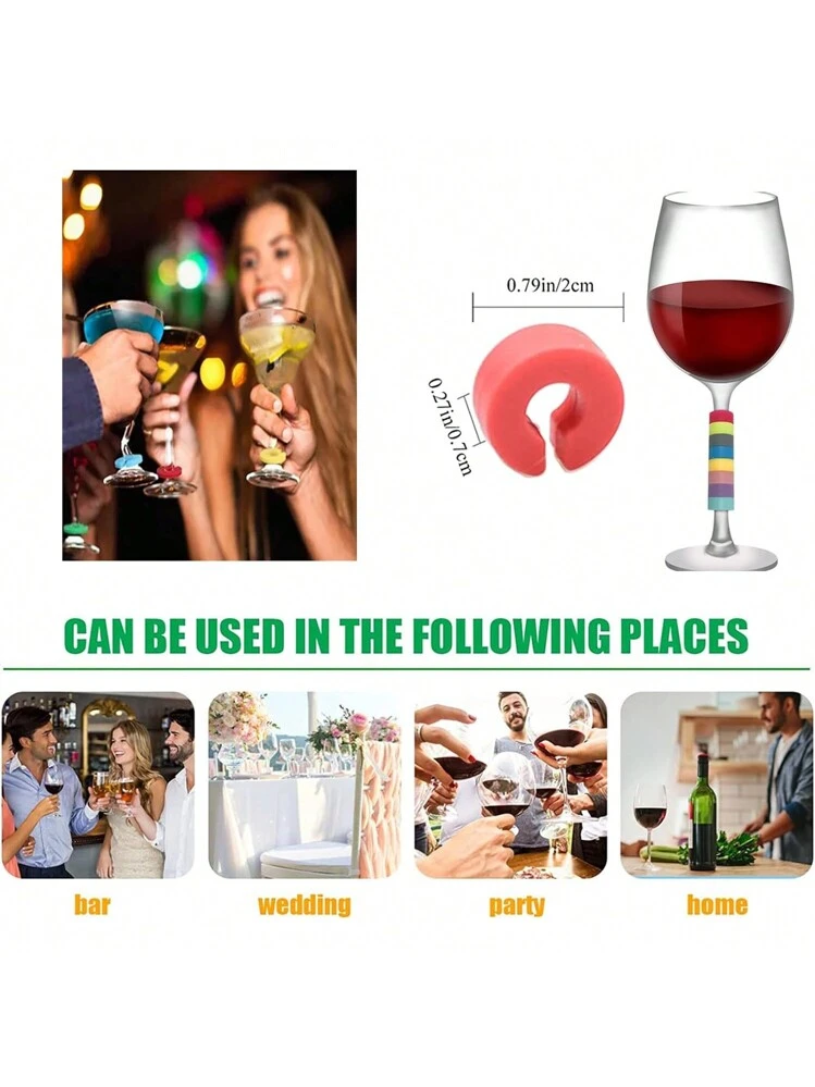 FINGERINSPIRE 150 Pezzi Etichette per Nomi di Bevande per Bicchieri Da Vino 68mm A Forma di Fiore Carta Rosa Marcatore per Bicchieri Da Vino Ciondolo per Bicchieri Da Vino Vuoto Etichetta