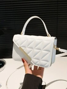 Túi xách mini thời trang thanh lịch và tiện dụng, dây đeo vai có thể điều chỉnh, được thiết kế dành cho phụ nữ, món quà cá nhân hóa tuyệt vời nhất dành cho phái nữ, các bà mẹ và bạn gái. - trắng - Xem 7