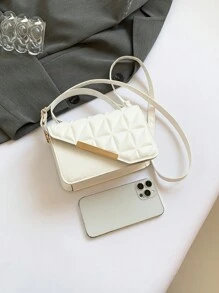 Túi xách mini thời trang thanh lịch và tiện dụng, dây đeo vai có thể điều chỉnh, được thiết kế dành cho phụ nữ, món quà cá nhân hóa tuyệt vời nhất dành cho phái nữ, các bà mẹ và bạn gái. - trắng - Xem 8