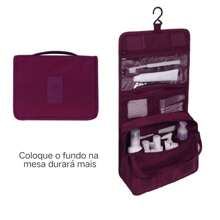 Make Up Bags - Màu Đỏ Sâu - Xem 1