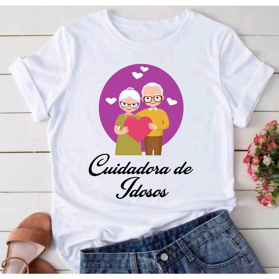 Women T-Shirts - 白色 - 查看 1