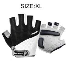 1 Pair Anti-Slip Shockproof Breathable Men Women Half Finger Outdoor Sports Cycling Bike Glove - Multicolor - View 13