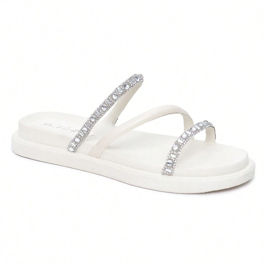 Women Flat Sandals - trắng - Xem 1