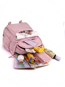 Women Functional Backpacks - Màu tím - Xem 6