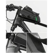 ROCKBROS Bicycle Front Tube Bag 5.8/6'' Touch Screen Phone Bag Waterproof - Black - View 8