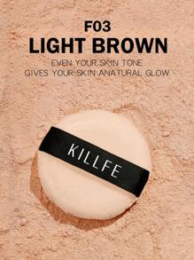 1入淺棕色持久控油啞光定妝散粉（附絨布粉撲） - 棕色 - 查看 8