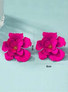 1 Paar elegante romantische süße Blumen Ohrstecker im Urlaubsstil für Frauen, geeignet für Festivals, Geburtstage, Dates, Tänze, Bankette, Hochzeiten, Partys, Urlaub, Einkaufen, tägliche Wege Valentinstag, Muttertag, Mutter, Geschenk