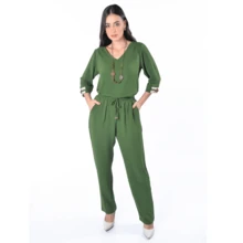 Women Two-Piece Outfits - Lạc đà - Xem 2