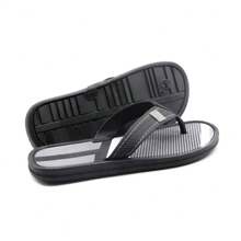 Men Flip Flops & Slides - Xám - Xem 2