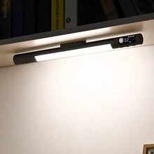 Đèn LED 3 màu cảm biến thông minh dưới đèn tủ Đèn đọc sách có thể sạc lại USB Đèn ngủ có thể điều chỉnh độ sáng Đèn đọc sách nghiên cứu từ tính Đèn ngủ phòng ngủ từ tính Đèn ngủ tự động bật tắt cảm biến chuyển động của con người Đèn ngủ cho tủ quần áo hành lang cầu thang - 3 màu - Xem 7
