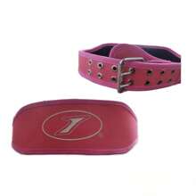 Torrel Faja Cinturón Gym Rosa Rigida Levantamiento de pesas crossfit calistenia - Rosa - Ver 3