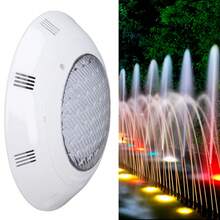Luz LED remoto revisado 7 colores RGB submarino impermeable, ideal para jardín fuente piscina agua terapia fiesta cuarto de baño submarino paisaje encendiendo,Con control remoto - luz roja blanca - Ver 6