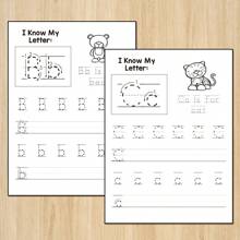 Lachilly Alphabet 0-9 Tracing Book - 36PCS Montessori Writing Practice Workbook For Kids 3-5, Homeschool Learning Activities + Teacher Classroom Supplies, Learning Materials For Kindergarten