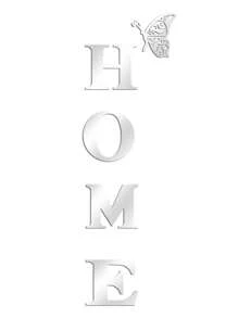 HOME 3D Acrylic Mirror Wall Sticker Decoration With Reflective Finish Best Gifts Birthday Graduation - Multicolor - View 7