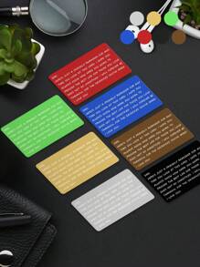 1pc Custom Wallet Insert Card With Text Gift For Dad, Husband Or Boyfriend, Personalized Wallet Card For Daddy, Custom Anniversary Gift For Him Personalized Multicolor Wallet Card Custom Card Keepsake Gift For Him Personalized Gifts For Men, Father's Day Gift, Birthday Gifts, Gifts For Dad/ Husband/ Men/ Boyfriend