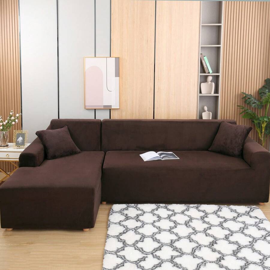 Sofa Slipcovers - Coffee Brown - View 1