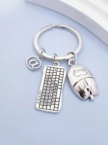 1 pièce Porte-clés décoratif personnalisé mode pour ingénieur en matériel informatique/passionné de jeux. Accessoire pour la Saint-Valentin, accessoire de voiture, accessoire de sac, accessoire scolaire, accessoire gothique Y2K, porte-badge, accessoire de voiture, accessoire de sac, idées cadeaux pour Noël, professeur, ami, sœur