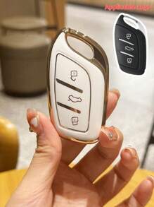 1 Pc TPU Car Smart Remote Key Case Shell Cover, Fit For MG ZS HS 5 6 EZS Keyless Auto Accessories, Wear Resistant And Fall Resistant, Protecting Your Car Keys - Multicolor - View 12