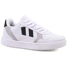Men Sneakers - 黑與白 - 查看 4